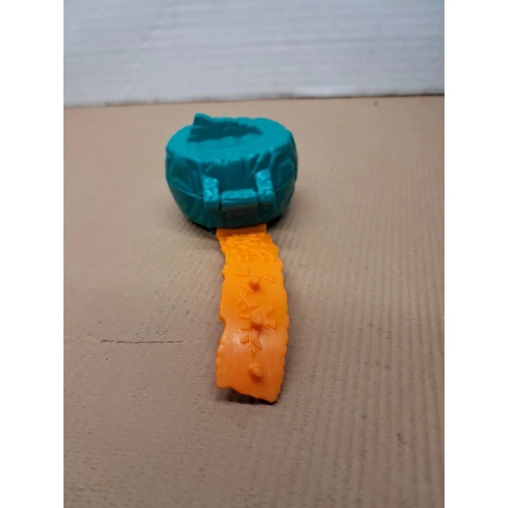 1996 Wendy's Kids Meal Toy Pre Historic Style Wrist Orange & Green